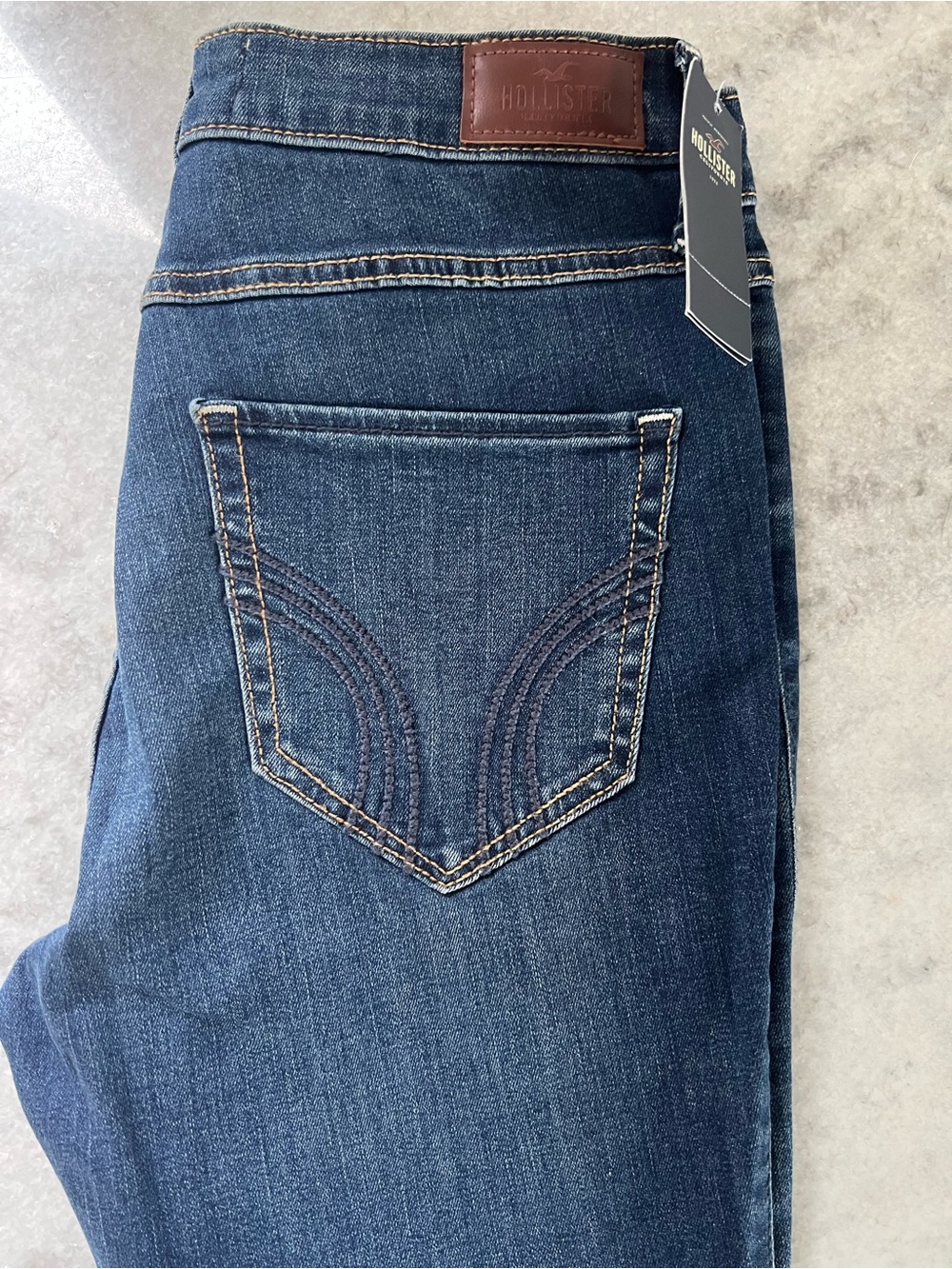 Hollister Women's Midnight Blue Skinny Jeans